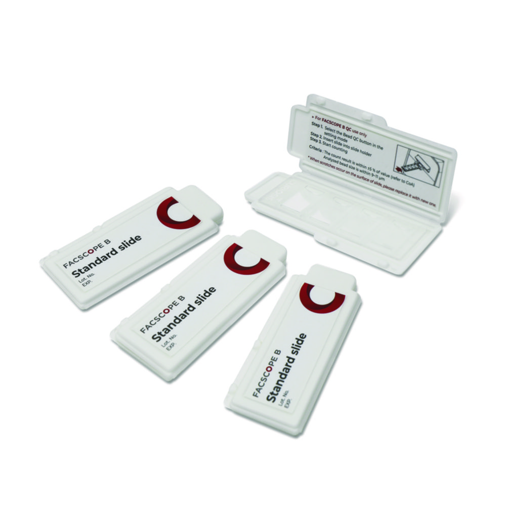 Standard slide IQ/OQ package for automated cell counter FACSCOPE® B