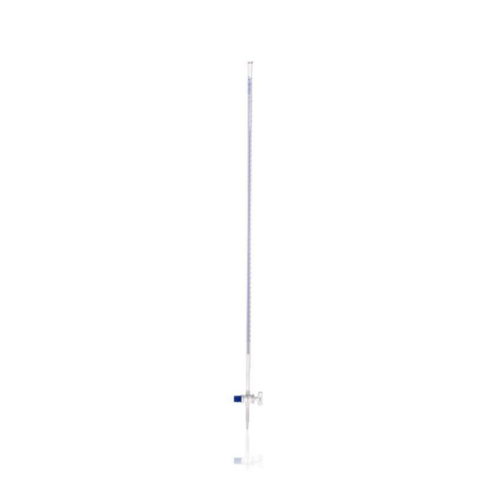 Burette with straight standard ground stopcock, DURAN®, class AS, with glass key